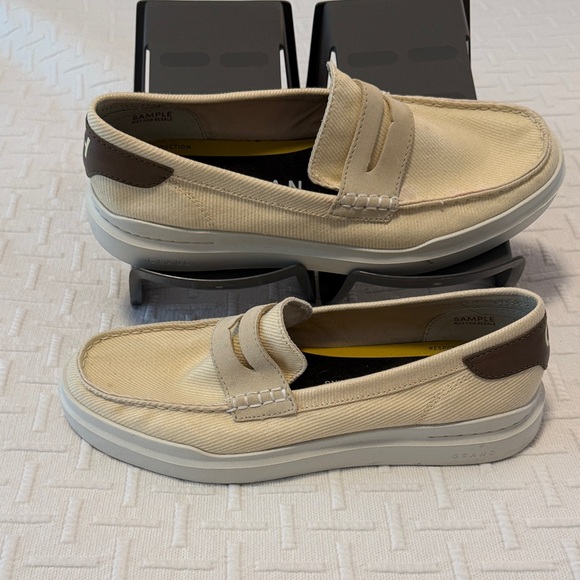 Cole Haan Men's Tan and Brown Slip-On Loafers - Picture 5 of 5